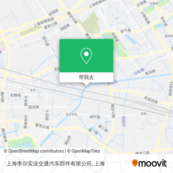 上海李尔实业交通汽车部件有限公司地图