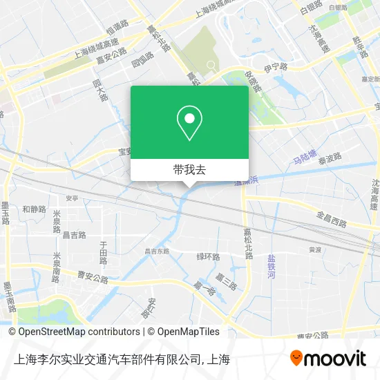 上海李尔实业交通汽车部件有限公司地图