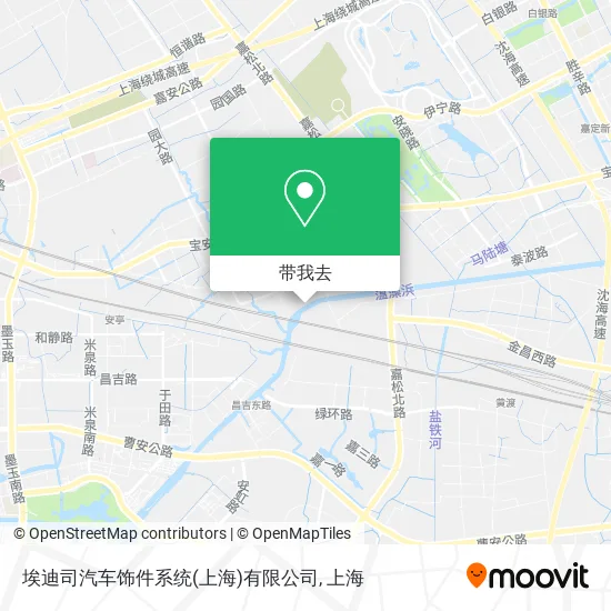 埃迪司汽车饰件系统(上海)有限公司地图