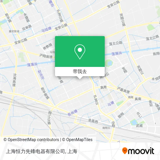 上海恒力先锋电器有限公司地图