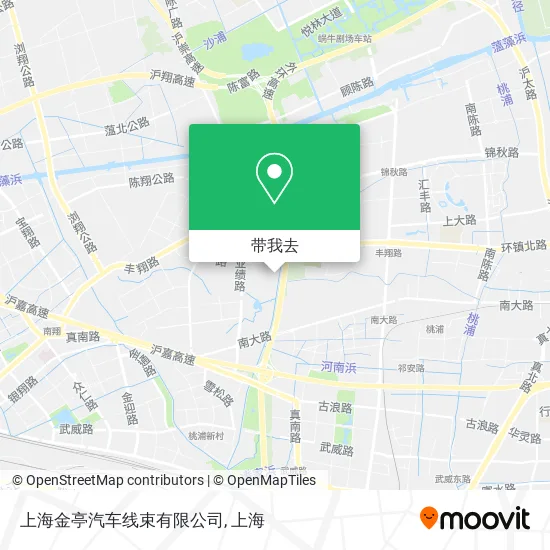 上海金亭汽车线束有限公司地图