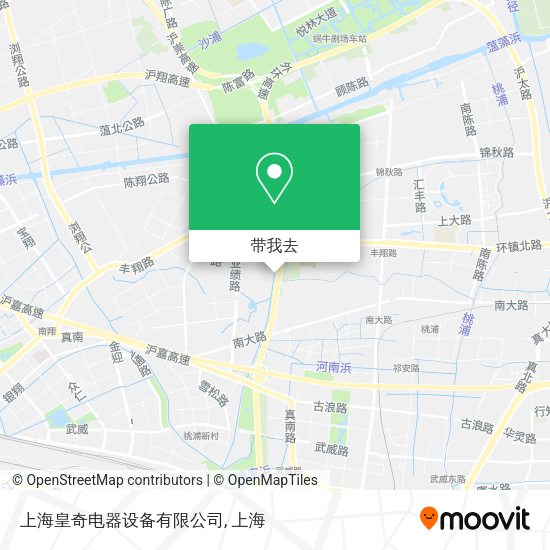 上海皇奇电器设备有限公司地图