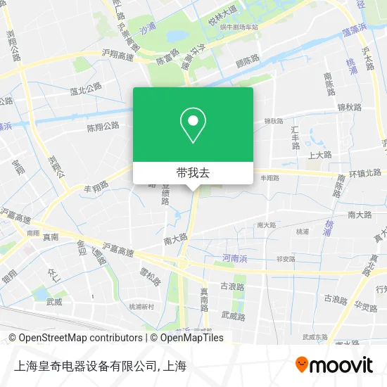上海皇奇电器设备有限公司地图