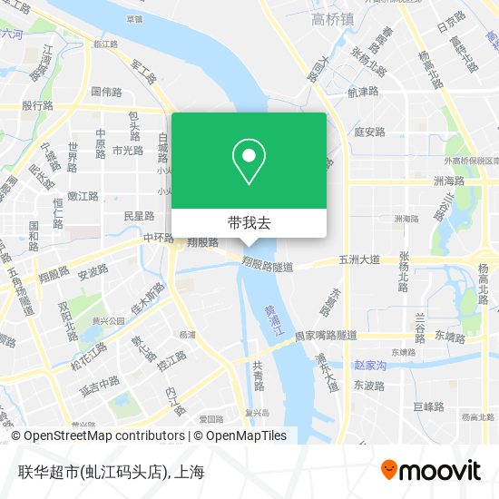 联华超市(虬江码头店)地图
