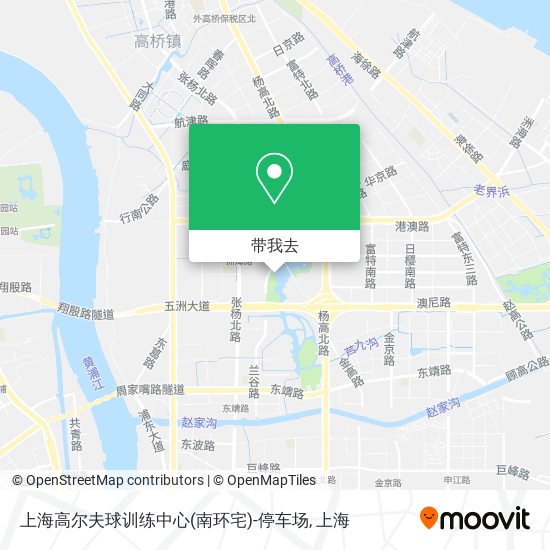 上海高尔夫球训练中心(南环宅)-停车场地图