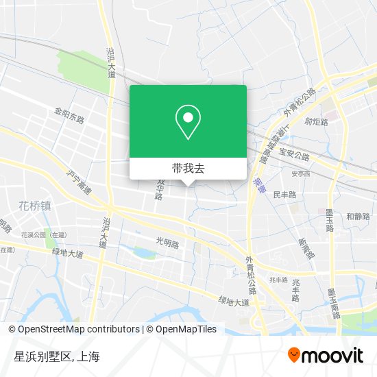 星浜别墅区地图