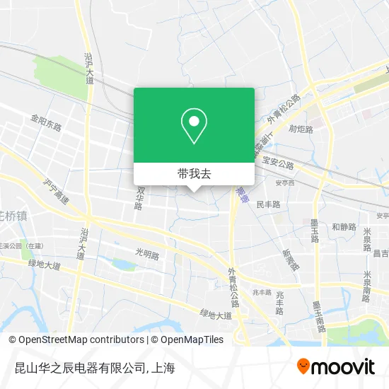 昆山华之辰电器有限公司地图