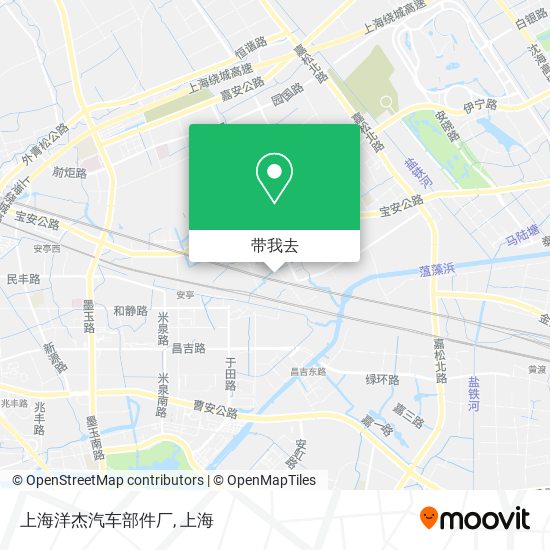 上海洋杰汽车部件厂地图