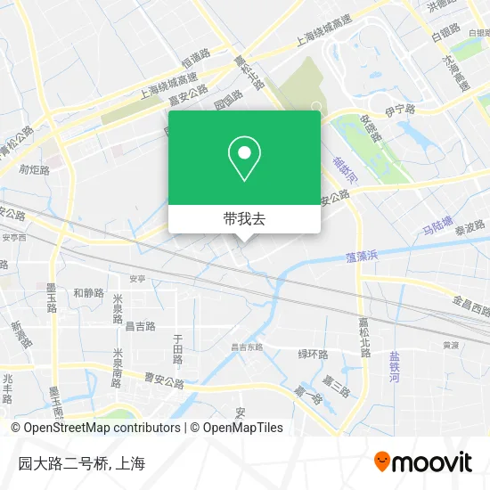 园大路二号桥地图