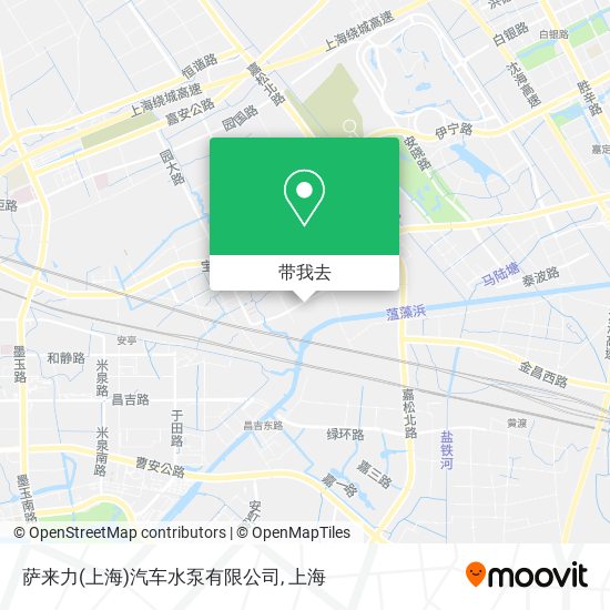 萨来力(上海)汽车水泵有限公司地图