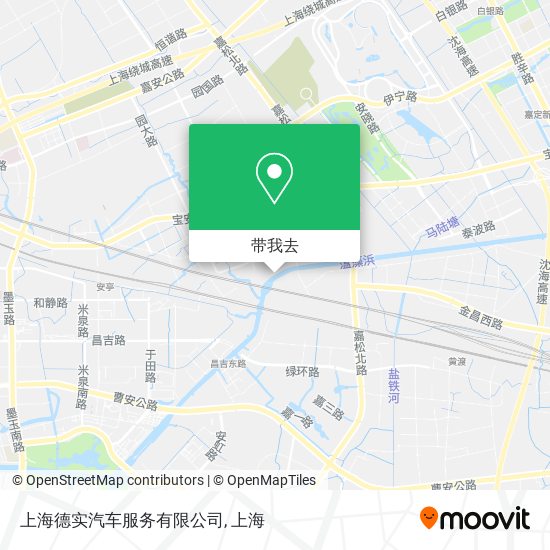 上海德实汽车服务有限公司地图