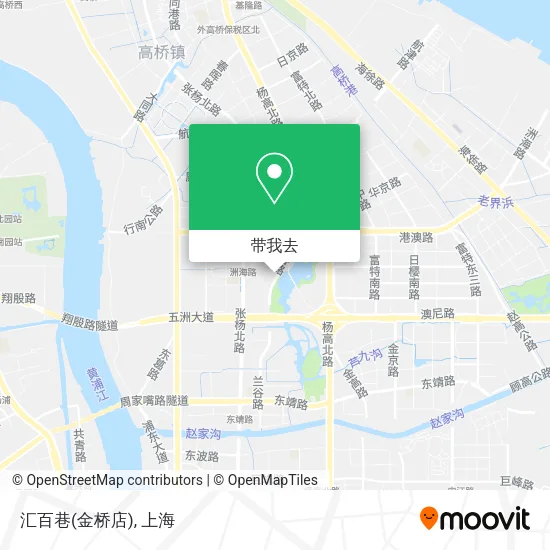 汇百巷(金桥店)地图