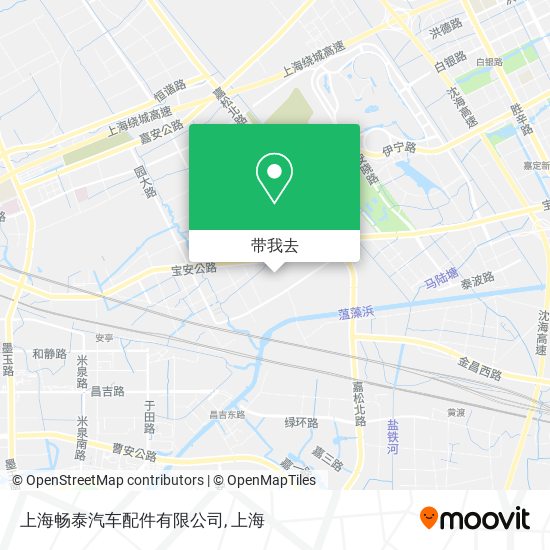 上海畅泰汽车配件有限公司地图