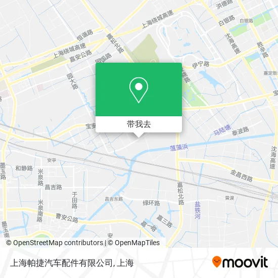上海帕捷汽车配件有限公司地图