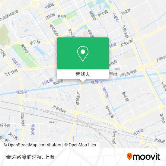 泰涛路漳浦河桥地图