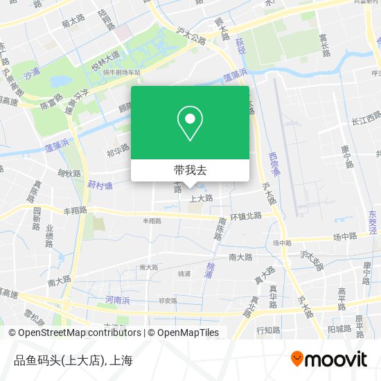品鱼码头(上大店)地图