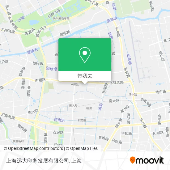 上海远大印务发展有限公司地图