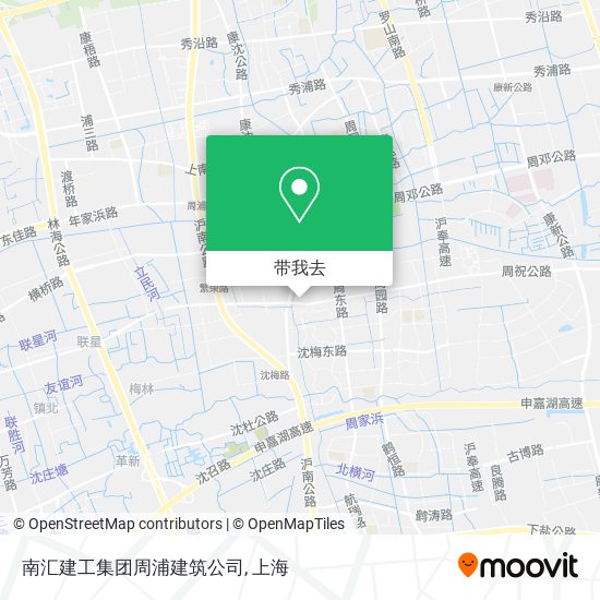 南汇建工集团周浦建筑公司地图