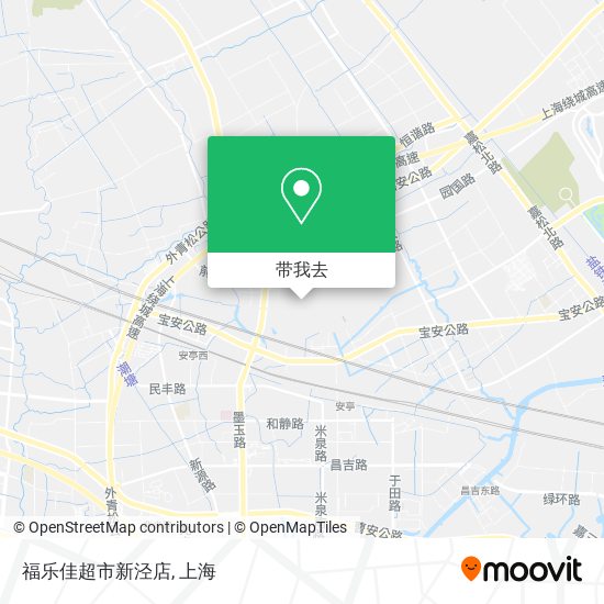 福乐佳超市新泾店地图