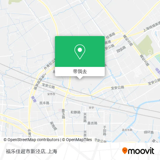福乐佳超市新泾店地图