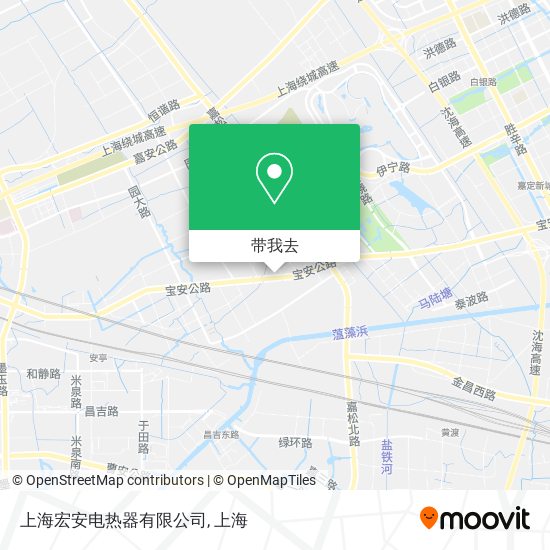 上海宏安电热器有限公司地图