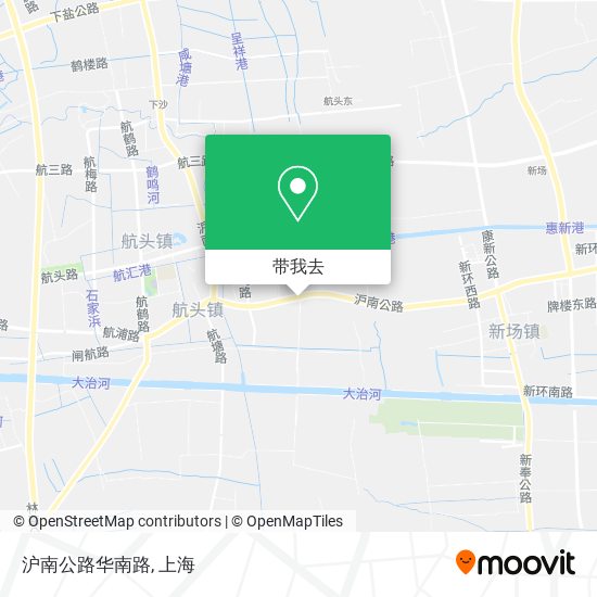 沪南公路华南路地图