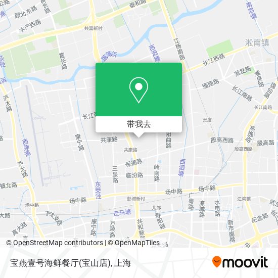 宝燕壹号海鲜餐厅(宝山店)地图
