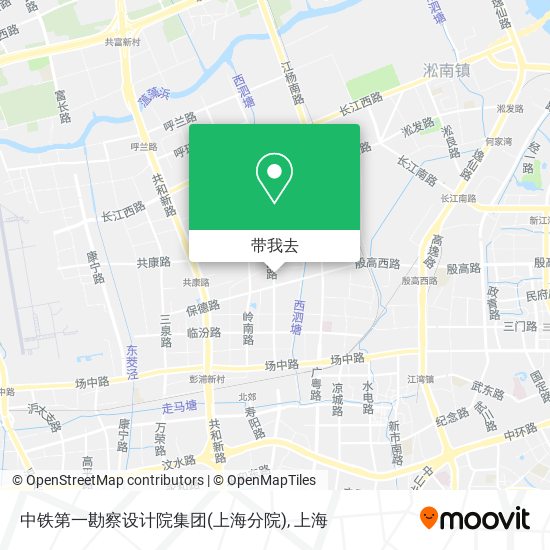 中铁第一勘察设计院集团(上海分院)地图