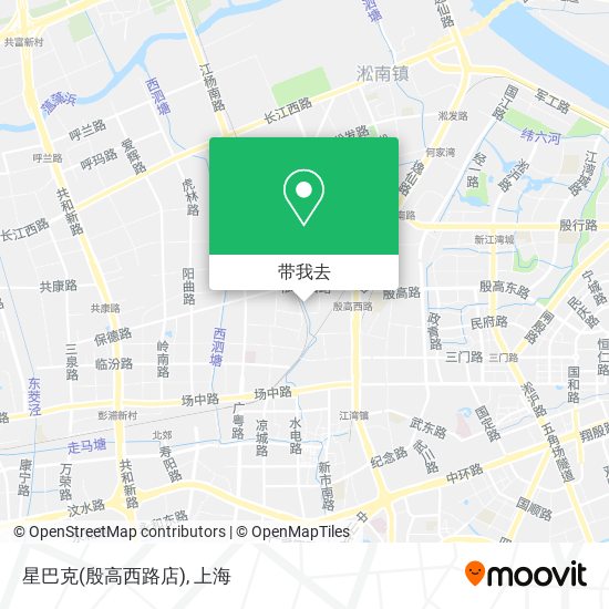 星巴克(殷高西路店)地图