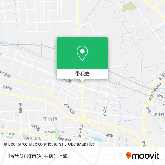 世纪华联超市(利胜店)地图