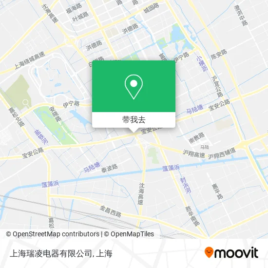 上海瑞凌电器有限公司地图