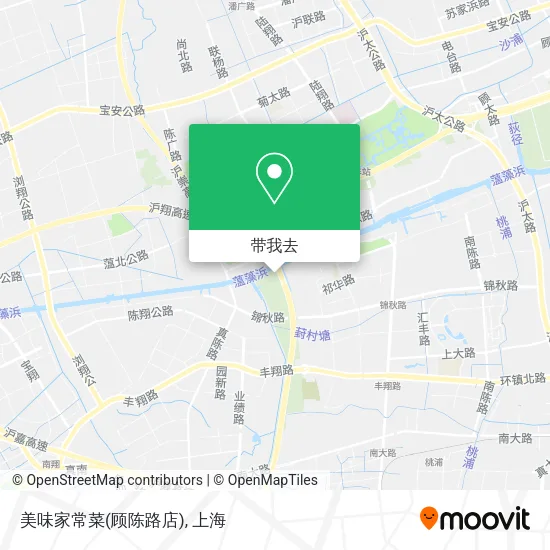 美味家常菜(顾陈路店)地图
