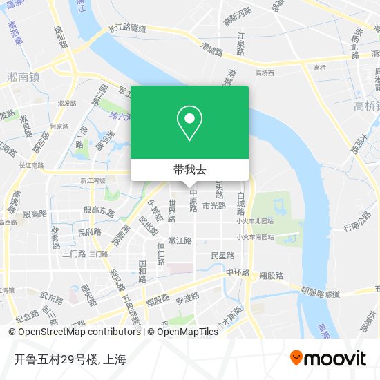 开鲁五村29号楼地图