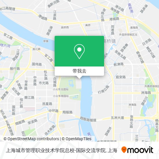 上海城市管理职业技术学院总校-国际交流学院地图