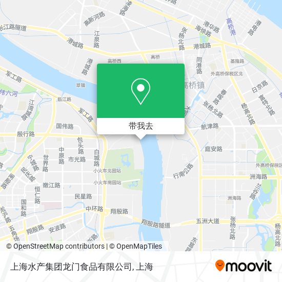 上海水产集团龙门食品有限公司地图