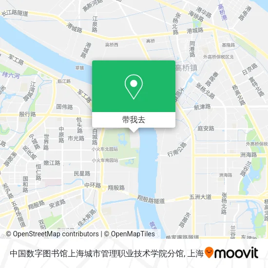 中国数字图书馆上海城市管理职业技术学院分馆地图