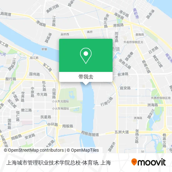上海城市管理职业技术学院总校-体育场地图