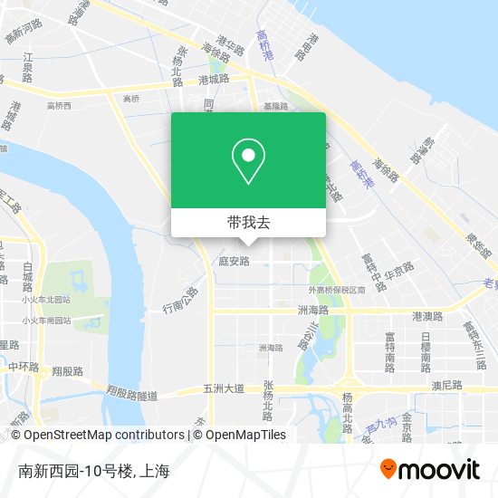 南新西园-10号楼地图