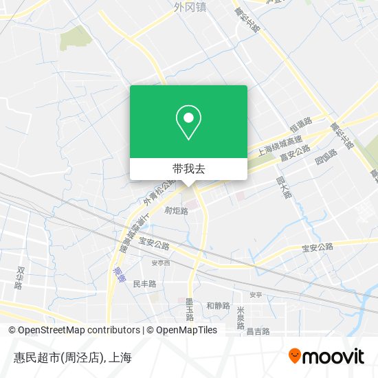 惠民超市(周泾店)地图