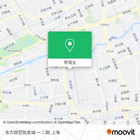 东方国贸批发城-一二期地图