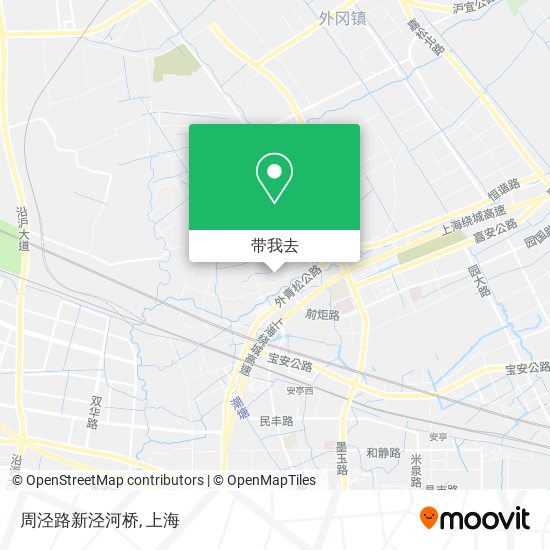 周泾路新泾河桥地图