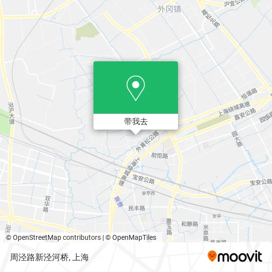 周泾路新泾河桥地图