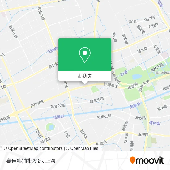 嘉佳粮油批发部地图