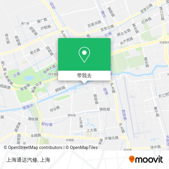 上海通达汽修地图