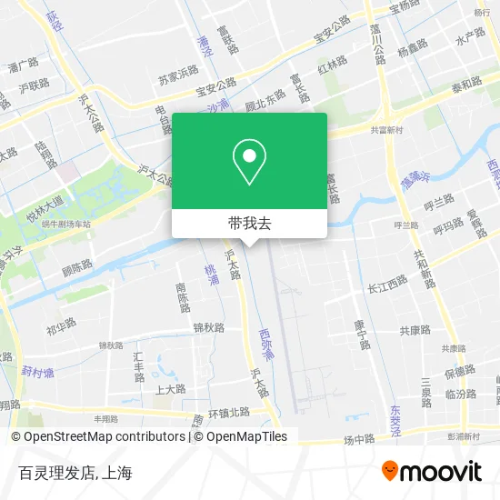 百灵理发店地图