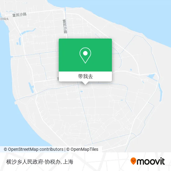 横沙乡人民政府-协税办地图