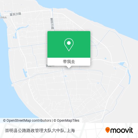 崇明县公路路政管理大队六中队地图