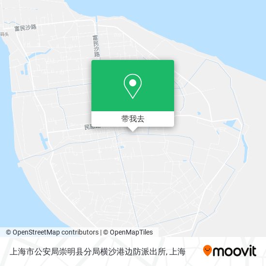 上海市公安局崇明县分局横沙港边防派出所地图