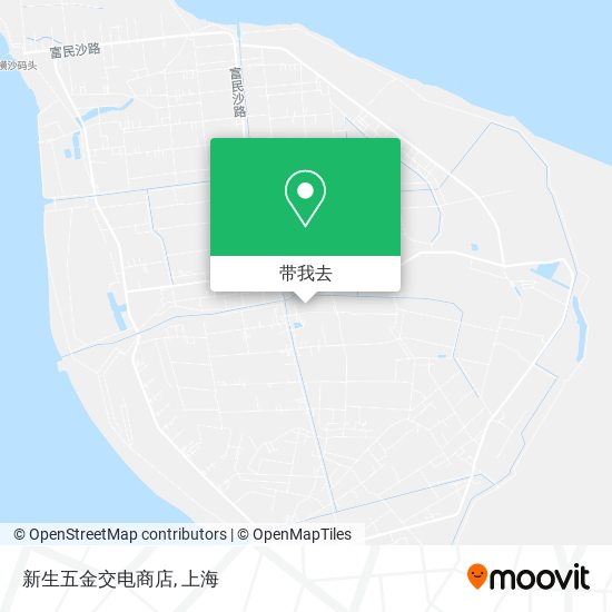 新生五金交电商店地图