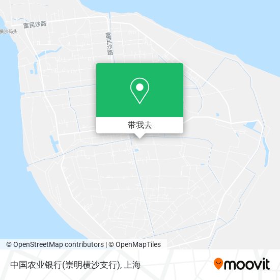 中国农业银行(崇明横沙支行)地图